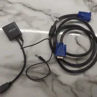کابل vgiو مبدل vgiبه hdmi|قطعات و لوازم جانبی رایانه|سبزوار, چهارراه فرودگاه|دیوار