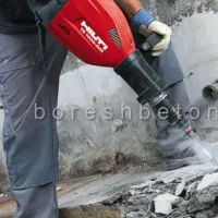 کندن بتونه و دیوار سقف و جا لوله آب انجام میشود