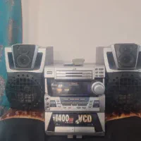 یک سیستم JVCنقره ای ژاپنی اصل 6کاره درحدنو