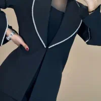 مزدی دوز کراپ ،کت وشلوار ودامن