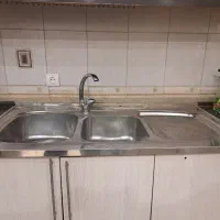 کابینت ام دی اف  گاز رو میزی ۴شعله شیر الات و سینک|مصالح و تجهیزات ساختمان|تهران, تهران پارس|دیوار