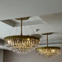 لوستر وارداتی  برند کریستال ۲۴٪ لاکچری