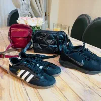 نیم بوت ونس سامبا آدیداس کتونی نایک کیف چرم طبیعی