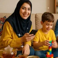 کار با گوشی بانوان در منزل