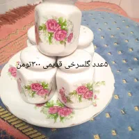 سرویس گلسرخی|کلکسیون اشیاء عتیقه|اراک, |دیوار