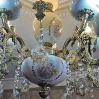 لوستر پذیرایی ۸شعله|لوستر و چراغ آویز|تبریز, |دیوار