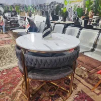 پخش میز و صندلی فلزی مدل بافتی 2و4 و6 نفره