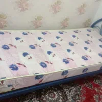 تخت یکنفره مدل فلزی فرفورژه|تخت و سرویس خواب|مشهد, هفت تیر (آب و برق)|دیوار