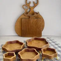 ظروف چوبی پذیرایی|ظروف سرو و پذیرایی|یزد, |دیوار