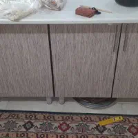 فروش ۹متر کابینت با سینک ظرف‌شویی|آب‌چکان و نظم‌دهنده ظروف|قدس, شهر‌قدس|دیوار