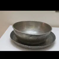 کاسه بشقاب مسی قدیمی