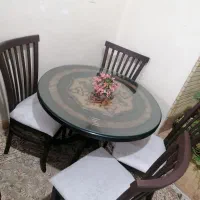 میز ناهارخوری ۴نفره درحدنونونو|میز و صندلی غذاخوری|شیراز, مسلم|دیوار