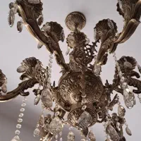 دو عدد لوستر برنز آنتیک مدل آرامیس