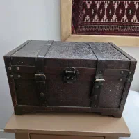 صندوق چوبی گلدان سبد حصیری