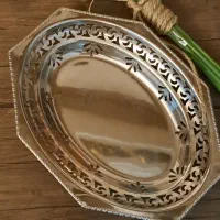 سیلور سینی شیرینی خوری و جاشمعی و میوه خوری