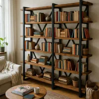 قفسه ، پارتیشن چوب فلز مدرن