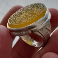 انگشتر نقره شرف شمس و حکاکی سوره اخلاص ۲۳ گرم|جواهرات|بندرعباس, |دیوار