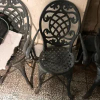 نیمکت و صندلی فلزی باغی|مبلمان خانگی و میز عسلی|لاهیجان, طالقانی|دیوار