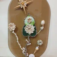 تابلو روی شش میل با صدف آماده نصب