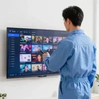 تنظیم، نصب و راه اندازی تلویزیون، براکت دیواری