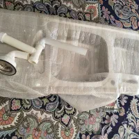 سینک ظرفشویی دوقلو استیل ضدزنگ مدل پارس|مصالح و تجهیزات ساختمان|ملایر, |دیوار