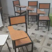 صندلی تحصیلی دسته دار. مبل ساده انتظار|میز تحریر و کامپیوتر|تربت‌حیدریه, فرمانداری|دیوار
