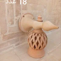 چراغ های سفالی|لوستر و چراغ آویز|یزد, |دیوار