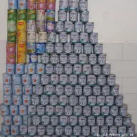 قوطی خالی شیر خشک سالم بدون ضربه