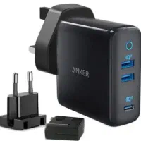 شارژر انکر IQ+ 65w و سه پورت 40و 10w