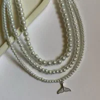 گردنبند مرواریدی و ستاره دریایی و وال|بدلیجات|سهند, |دیوار