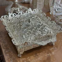 ظروف جهیزیه عروس سیلور طرح نقره