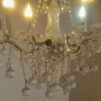 لوستر هشت شاخه کریستال