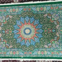 فرش ابریشم زرچارک