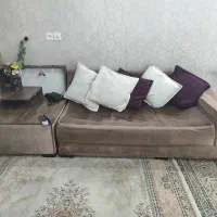 مبل ۷ نفره قهوه ای فوری