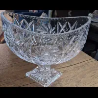 کشکول بلوری پایه دار