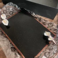 میوه خوری و سینی تمام صفحه سنگ قیمت دو تیکه 2300|ظروف سرو و پذیرایی|لواسان, |دیوار