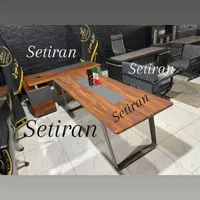 مبلمان اداری دسته طلایی .وکیوم.جلو مبلی|دفتر کار|رشت, بلوار گیلان|دیوار