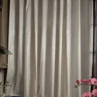 پرده نو پانچ شده با میله پرده