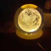 چراغ خواب طرح ماه مدل گوی