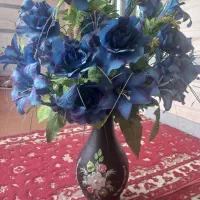 گل  رز آبی|گل مصنوعی|گرگان, |دیوار