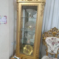 بوفه  . آیینه شمعدون