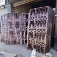 حفاظ در کشوی محافظ درب ورودی پنجره آکاردئون با نصب