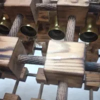 لوستر چوبی نو|لوستر و چراغ آویز|کرج, گوهردشت|دیوار