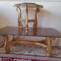 یک عدد میز جلو مبلی و یک عدد عسلی سالم