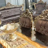 مبل استیل و نهار خوری و ویترین بسیار تمیز|مبلمان خانگی و میز عسلی|اصفهان, اطشاران|دیوار