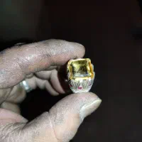 انگشتر سیترین طبیعی|جواهرات|قم, کلهری|دیوار