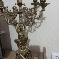 ایینه وشمعدان برنز|آینه|بروجرد, |دیوار