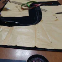 راسته دوز  - خیاط حرفه ای ـ وسط کارـ اتوکار