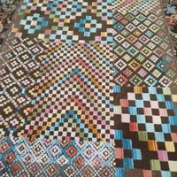 فرش  ۴ متری سنتی ،شطرنجی ، بسیار زیبا  رنگاش خاص|گلیم، جاجیم، گبه|رشت, گلسار|دیوار