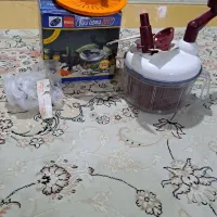 سرویس فنجون شکلات خوری  باسبزی خردکن|صنایع دستی و سایر لوازم تزئینی|بومهن, |دیوار